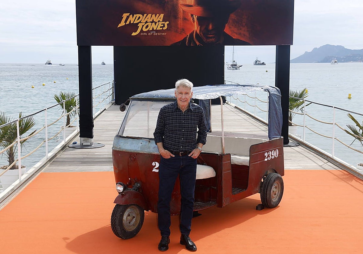 Harrison Ford en Cannes a propósito de la quinta entrega de 'Indiana Jones'