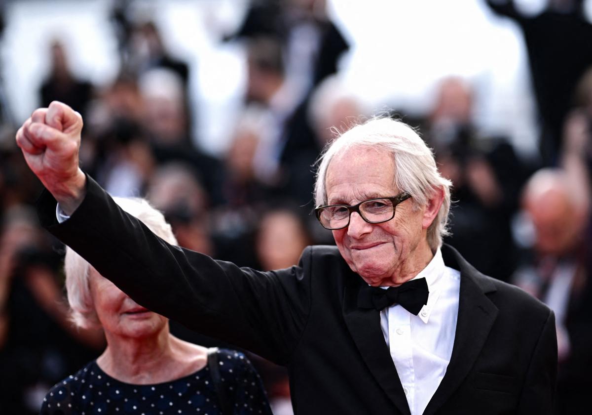 Ken Loach, este viernes en el Festival de Cannes