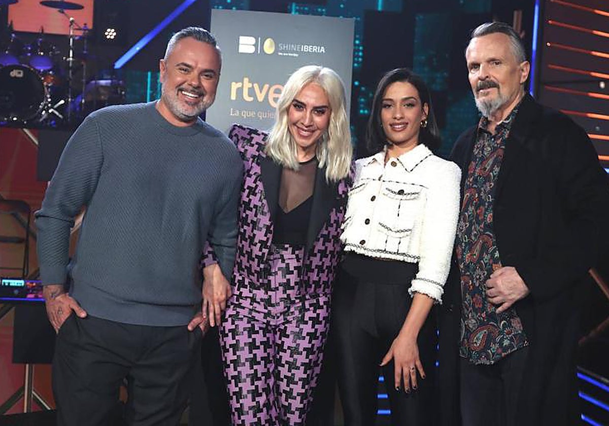Juan Magán, Mónica Naranjo, Chanel y Miguel Bosé, jurado de 'Cover Night'