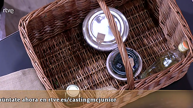 La cesta de Luca, en 'Masterchef'