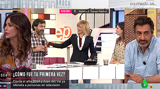 Nuria Roca y Juan del Val recuerdan su visita a Susanna Griso en 'Espejo público' (Antena 3)