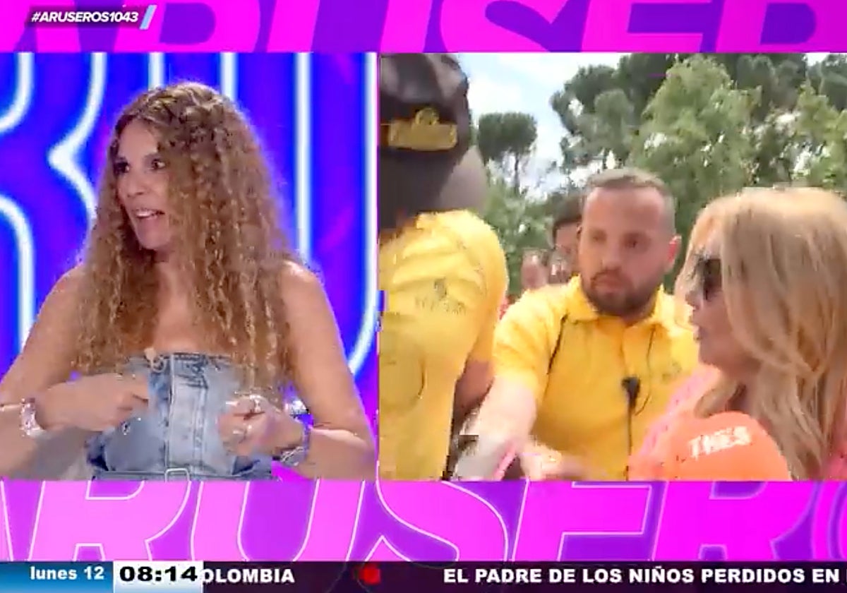 Angie Cárdenas le ha dado un 'tirito' a Ana Obregón desde 'Aruser@s'.