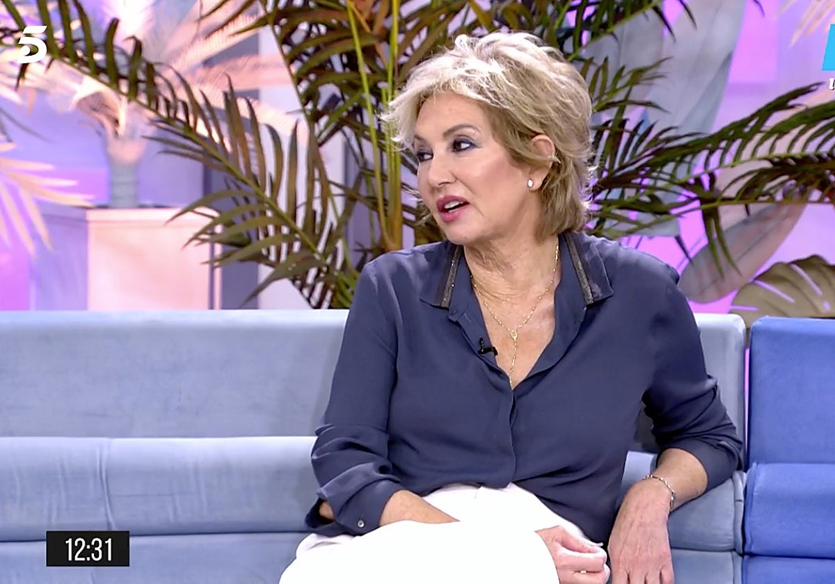 Ana Rosa Quintana, durante la tertulia de 'El club social' de 'El programa de Ana Rosa'.