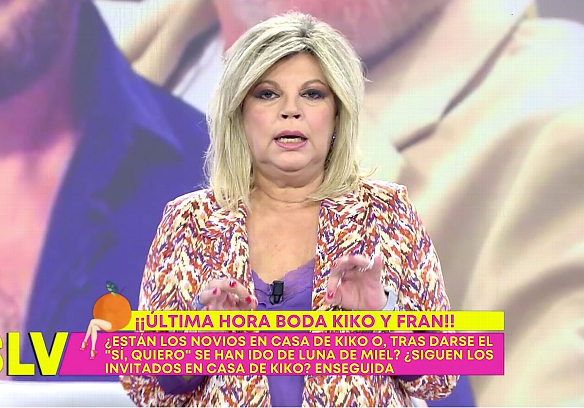 Terelu Campos  ha defendido a 'Sálvame' ante el presunto engaño de la boda de Kiko Hernández.