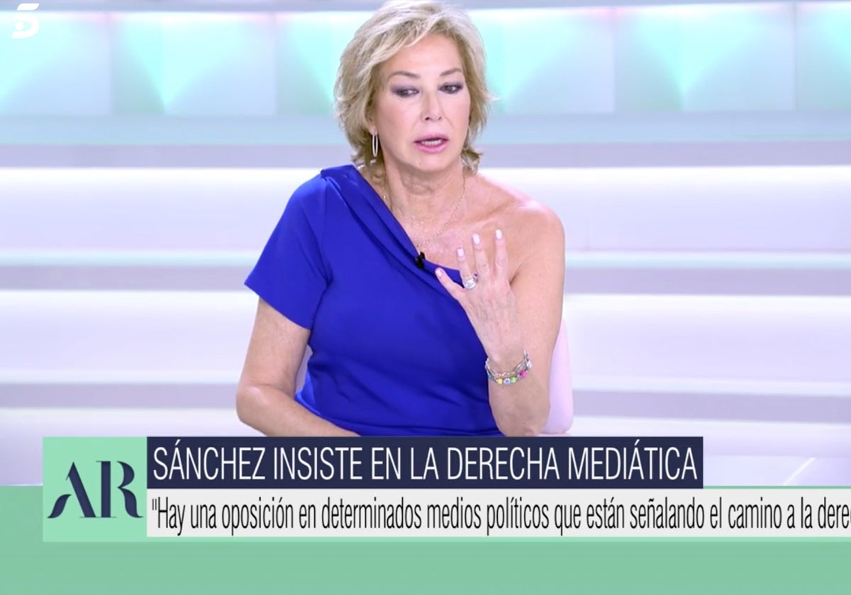 Ana Rosa Quintana se ha plantado en 'El programa de Ana Rosa' ante los comentarios que recibe.