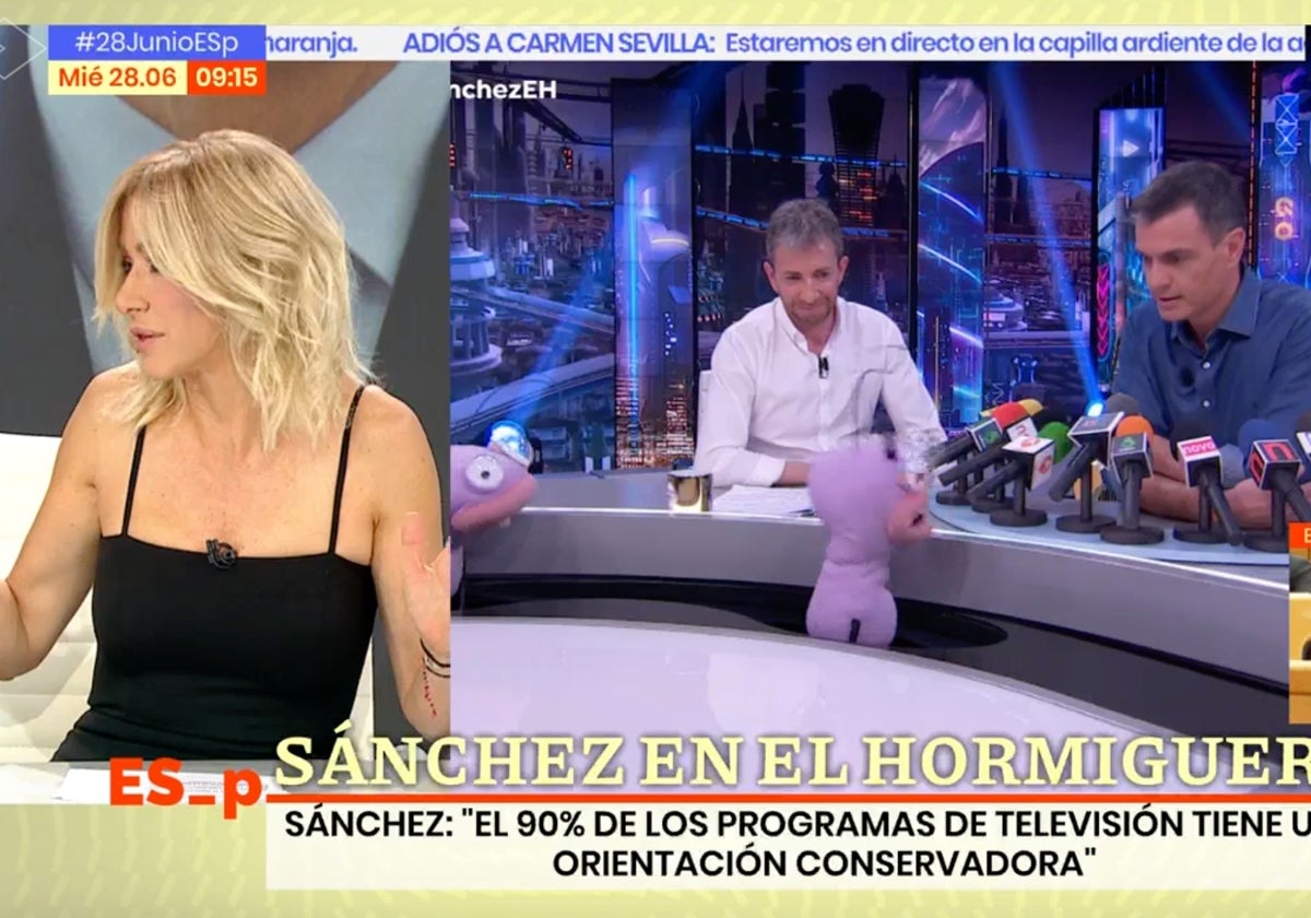 Susanna Griso ha valorado en 'Espejo Público' la entrevista de Pedro Sánchez en 'El Hormiguero'.