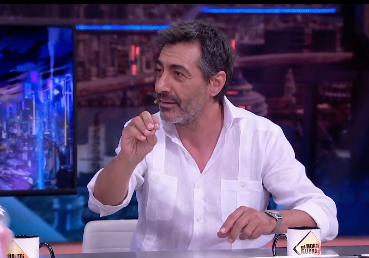 Juan del Val, durante la tertulia de 'El Hormiguero' este jueves.