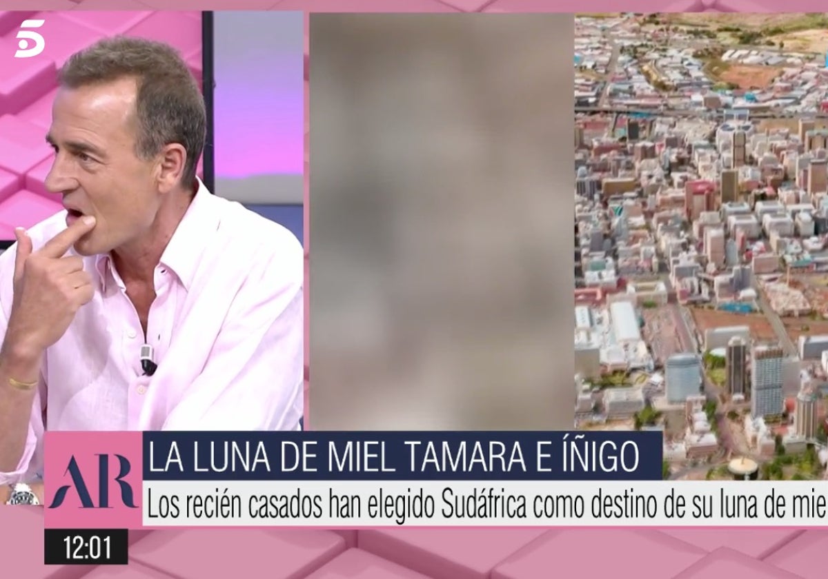 Alessandro Lecquio ha entrado en conflicto con Paloma Barrientos en 'El programa de Ana Rosa'.