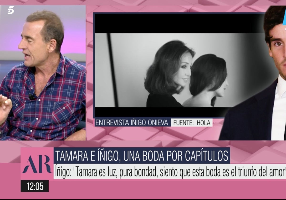 Alessandro Onieva ha hablado sobre Íñigo Onieva en 'El programa de Ana Rosa'.