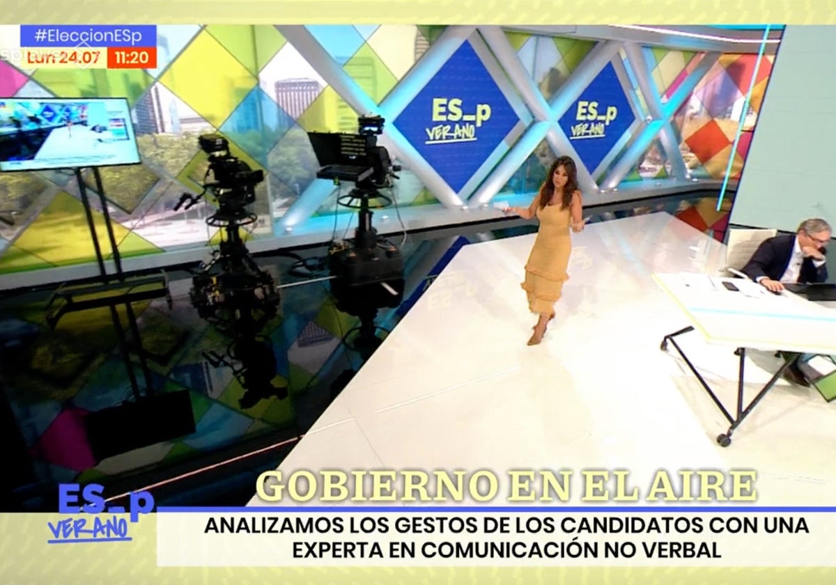 Lorena García se ha estrenado como presentadora de 'Espejo Público' con dificultades.