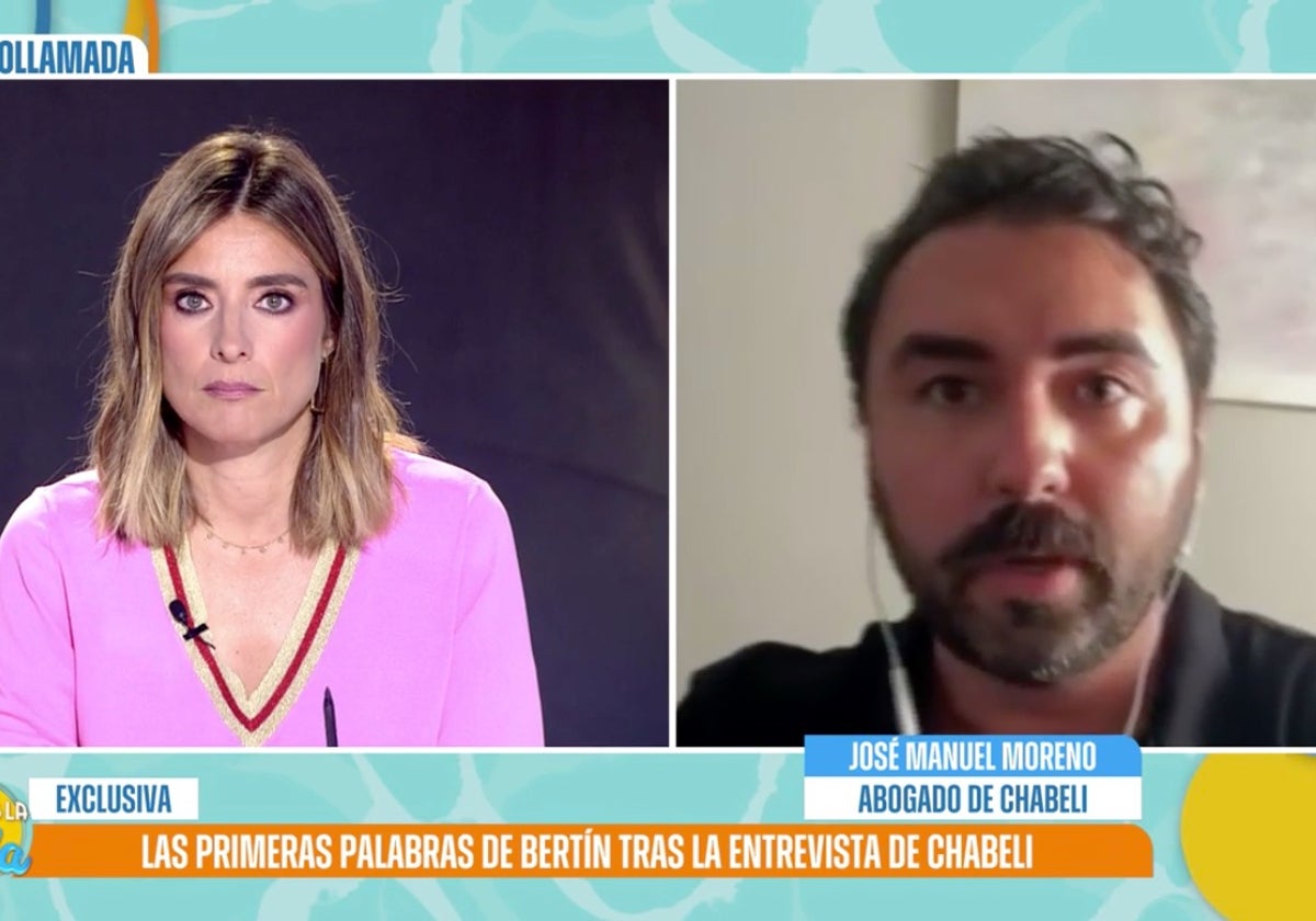 Sandra Barneda conversó con el abogado de Chábeli Navarro que le dio un tremendo 'palo' a un ex de 'Sálvame'.