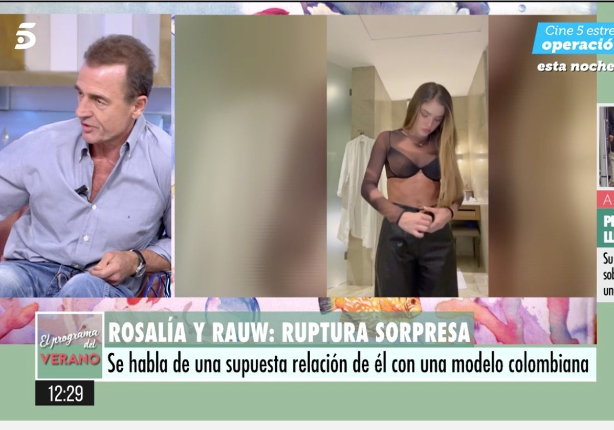 Alessandro Lecquio se ha manifestado sobre la ruptura de Rosalía con Raw Alejandro en 'El programa de verano'.