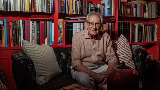 Jaime Chávarri, en su casa