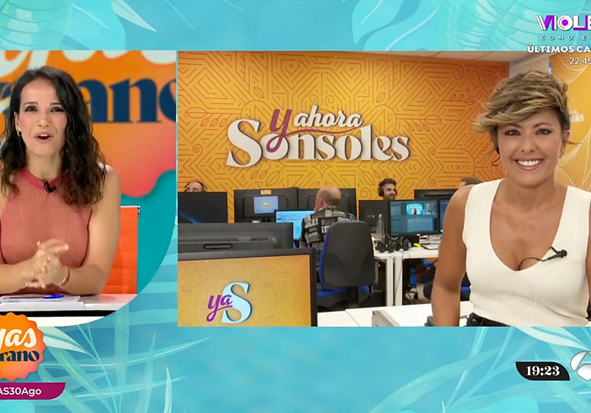 Sonsoles Ónega apareció por sorpresa en 'Y ahora Sonsoles' este miércoles.