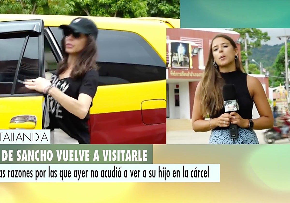 Silvia Bronchalo, madre de Daniel Sancho, acude este viernes a la cárcel para visitarlo.