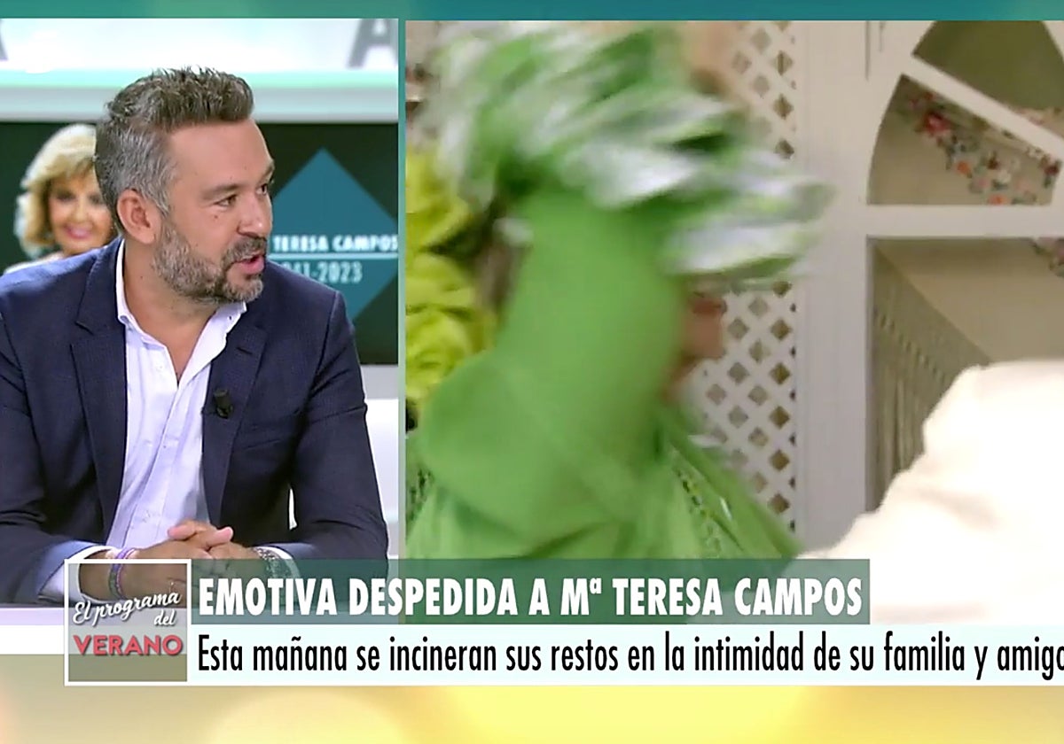 Kike Calleja se ha sentado en 'El programa del verano' y ha contado cómo fue la misa funeral de María Teresa Campos.