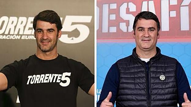 A la izquierda, Jesulín de Ubrique en 2014; a la derecha, el torero en 2022