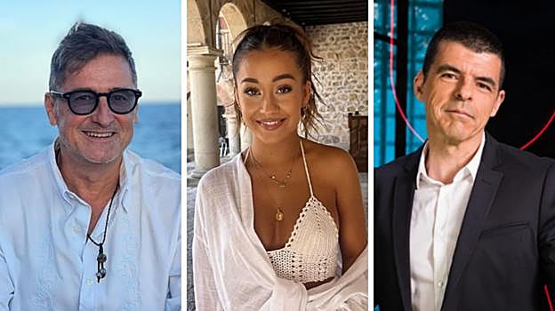 Antonio Hidalgo, Marina Rivers y Manuel Marlasca