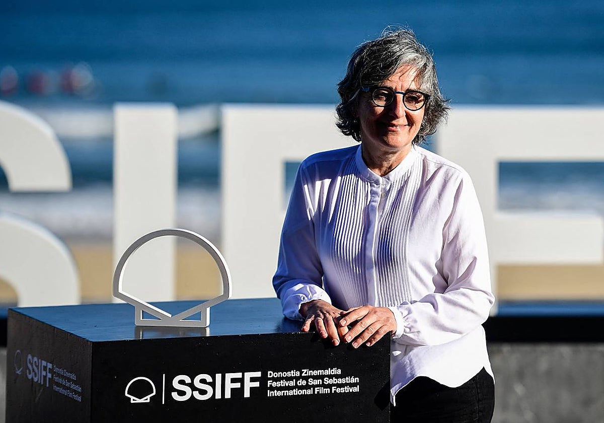 Isabel Herguera posa en la 71ª edición del Festival de San Sebastián, donde presenta 'El sueño de la sultana'