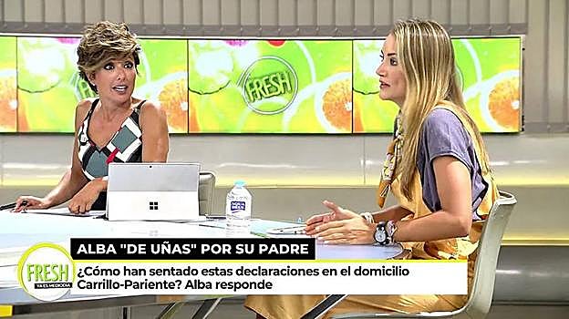 Sonsoles Ónega y Alba Carrillo trabajaron juntas en 'Ya es mediodía'
