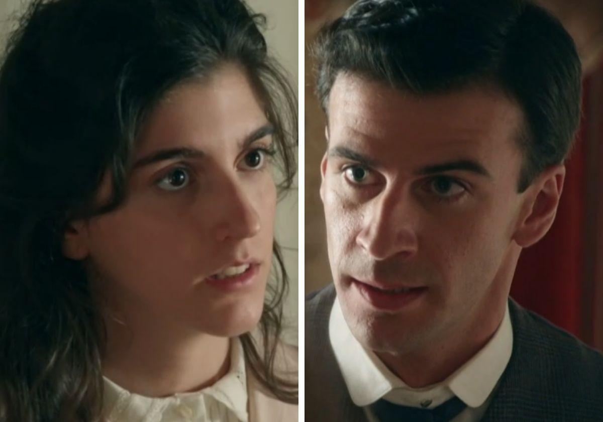 Alejandro Vergara y Paula Losada, en el episodio 211 de 'La Promesa'