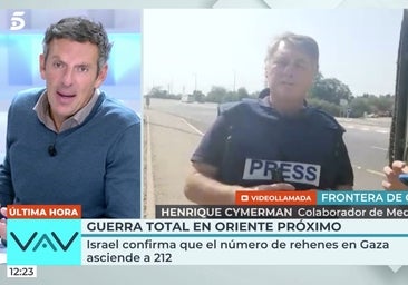 El corresponsal en Israel corta a Joaquín Prat tras un inoportuno comentario: «Creo que no te ha caído uno al lado»