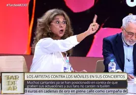 Un monumental enfado de Lolita obliga a  Ana Rosa Quintana a actuar: «¿Quién te dice a ti que me gusta?»