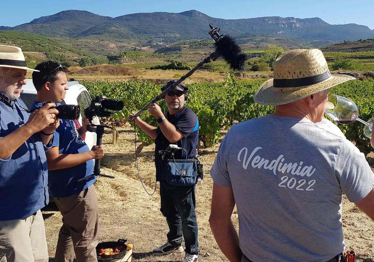 Rodaje de 'Rioja, la tierra de los mil vinos'