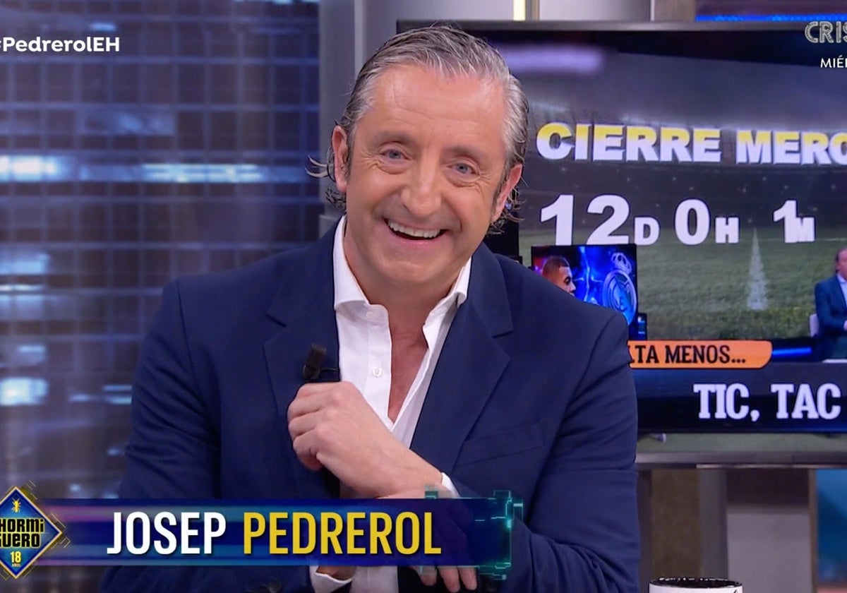 El periodista deportivo Josep Pedrerol en 'El Hormiguero'