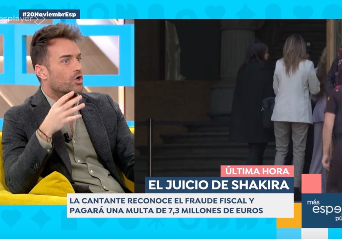 Miquel Vals ha denunciado desde 'Espejo Público' lo ocurrido a las puertas del juicio de Shakira.