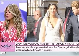 'Bombazo' de 'Vamos a ver' que señala a Sergio Ramos con otra mujer: «Se habla de un nombre»