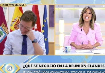 Ana Terradillos deja a José Luis Martínez-Almeida sin saber dónde meterse con la pregunta más personal