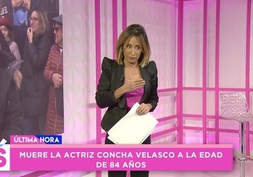 María Patiño, hecha un mar de lágrimas, desvela su especial vínculo con Concha Velasco