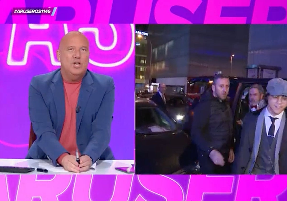 Alfonso Arús, presentador de 'Aruser@s', ha alucinado con los invitados al cumpleaños de Alejandro Sanz.