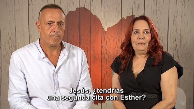 Jesús y Esther se gustaron bastante, por lo que los dos decidieron que querían tener una segunda cita para seguir conociéndose