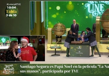 Santiago Segura sorprende en la Lotería de Navidad con una insólita promesa al público: «Si me toca ...»