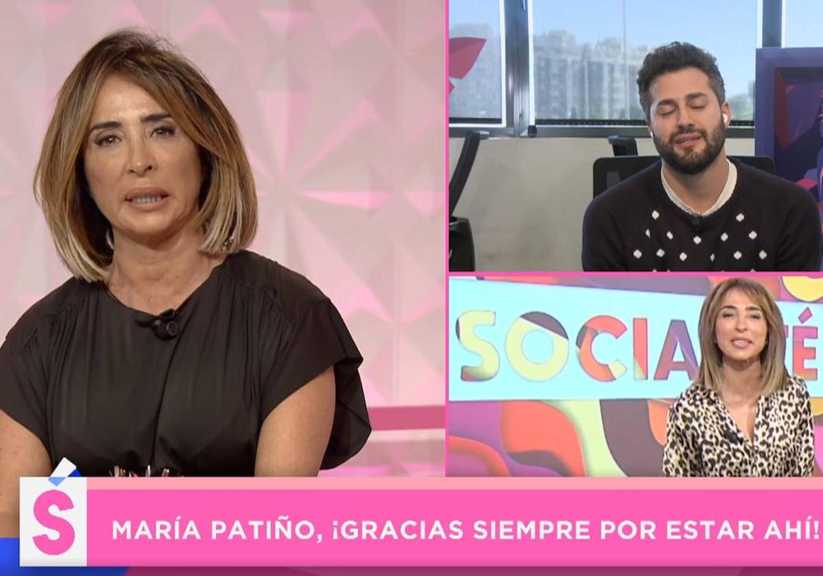 María Patiño, en su despedida de 'Socialité'