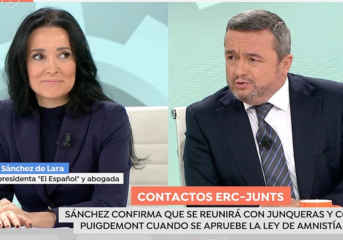 'Espejo Público' ha visto como dos de sus colaboradores se enzarzaban en directo.