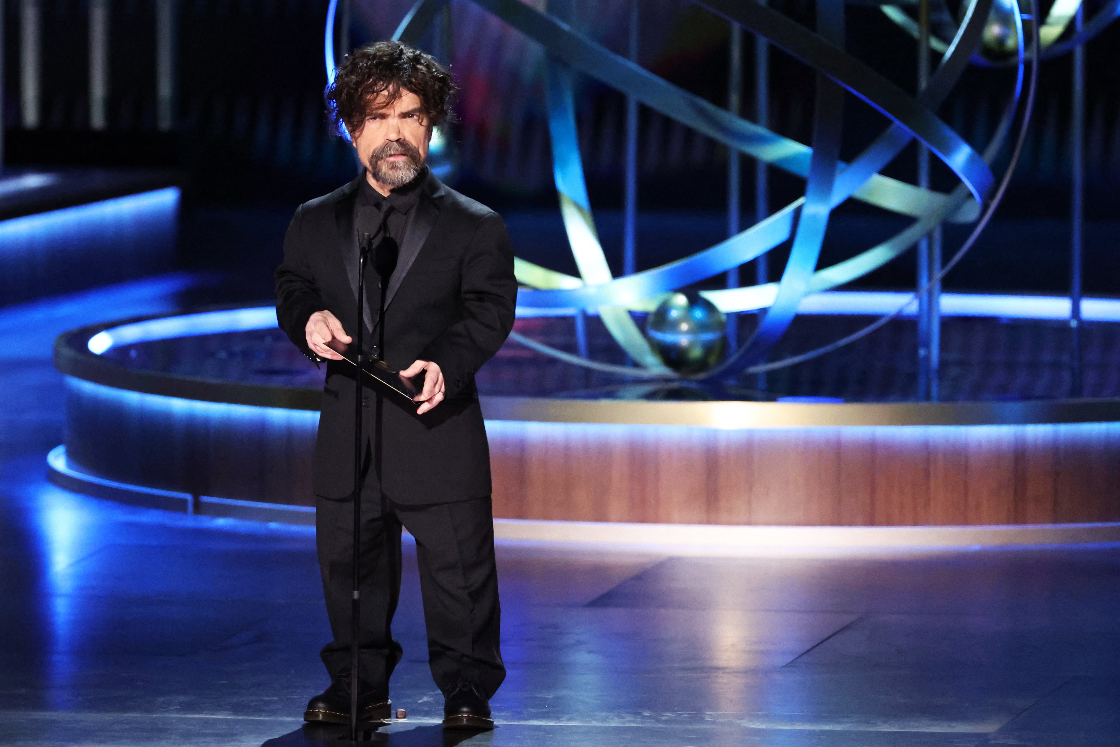 Peter Dinklage durante su intervención en la gala de los Emmy