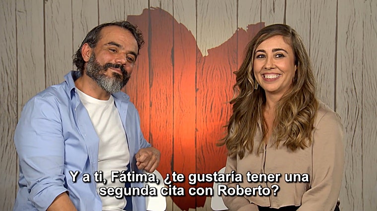 La cita de Roberto y Fátima terminó con un 'sí' por ambas partes y una segunda cita planeada