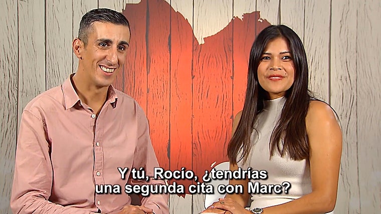 Marc y Rocío tuvieron una cita agradable en el restaurante de 'First Dates', aunque no sintieron lo mismo y quedaron solo como amigos