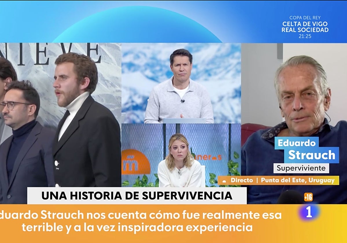 Eduardo Strauch, superviviente de la tragedia de Los Andes, ha hablado de 'La sociedad de la nieve' en 'Mañaneros'.