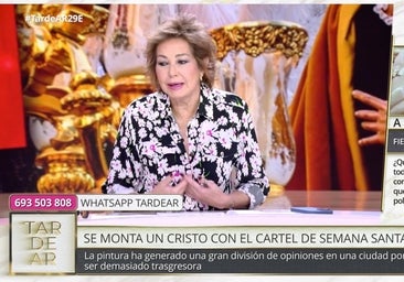 Ana Rosa Quintana se pronuncia de manera rotunda sobre el cartel de la Semana Santa de Sevilla