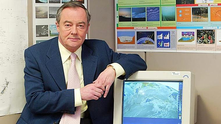 José Antonio MAldonado como meteorólogo de TVE en 2003.