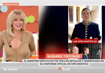 El debut del ministro de Exteriores en 'Tiktok' desata las bromas en 'Espejo Público': «Parece Epi y Blas»