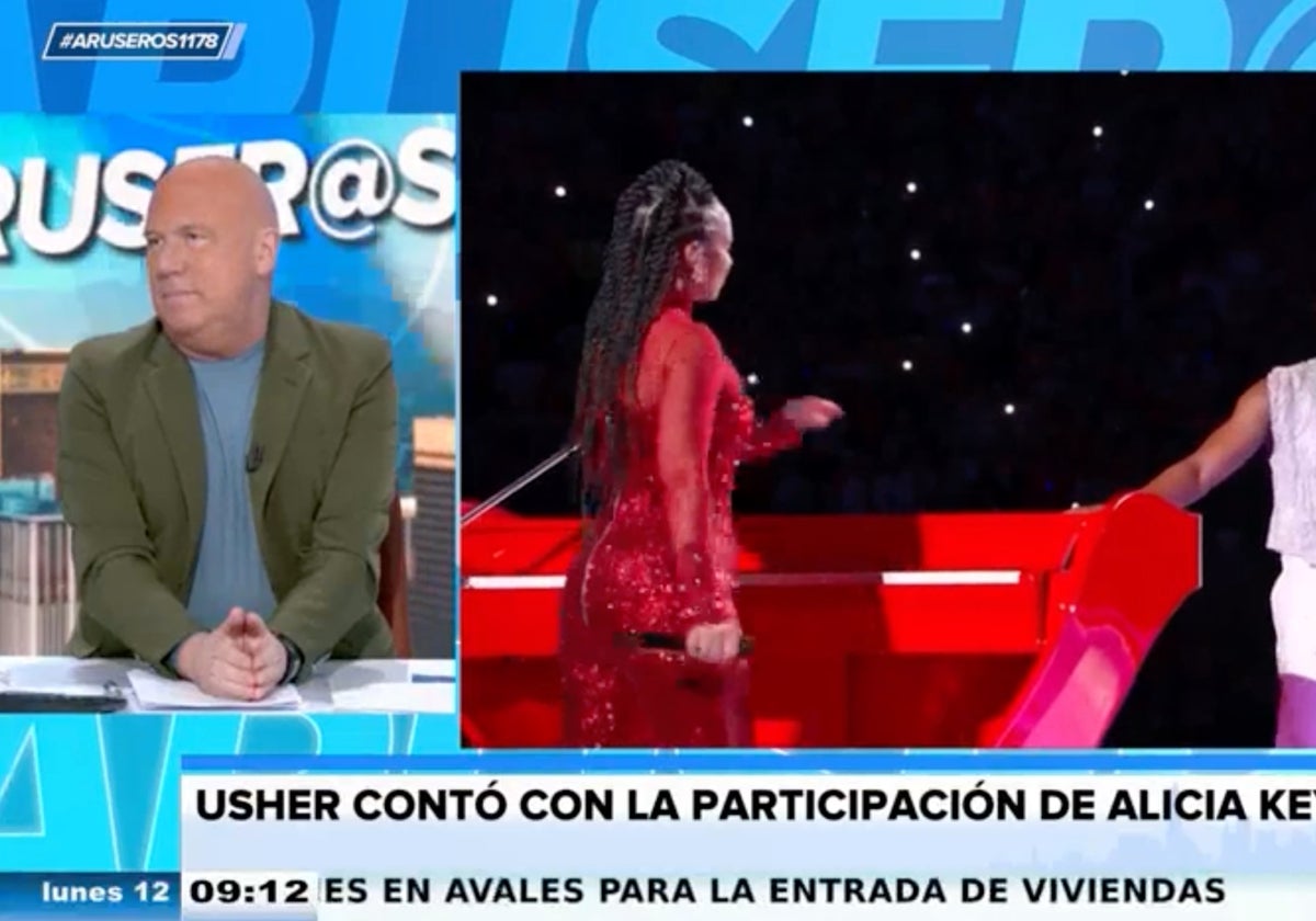 Alfonso Arús se manifestó sobre los Goya al ver imágenes de la Superbowl.