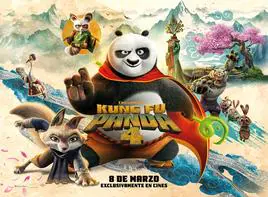 Te invitamos a ver el estreno en cines de Kung Fu Panda 4