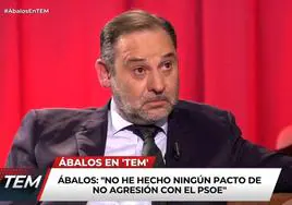 José Luis Ábalos rompe a llorar en la entrevista con Risto: «Son 43 años. Me duele perder la identidad»