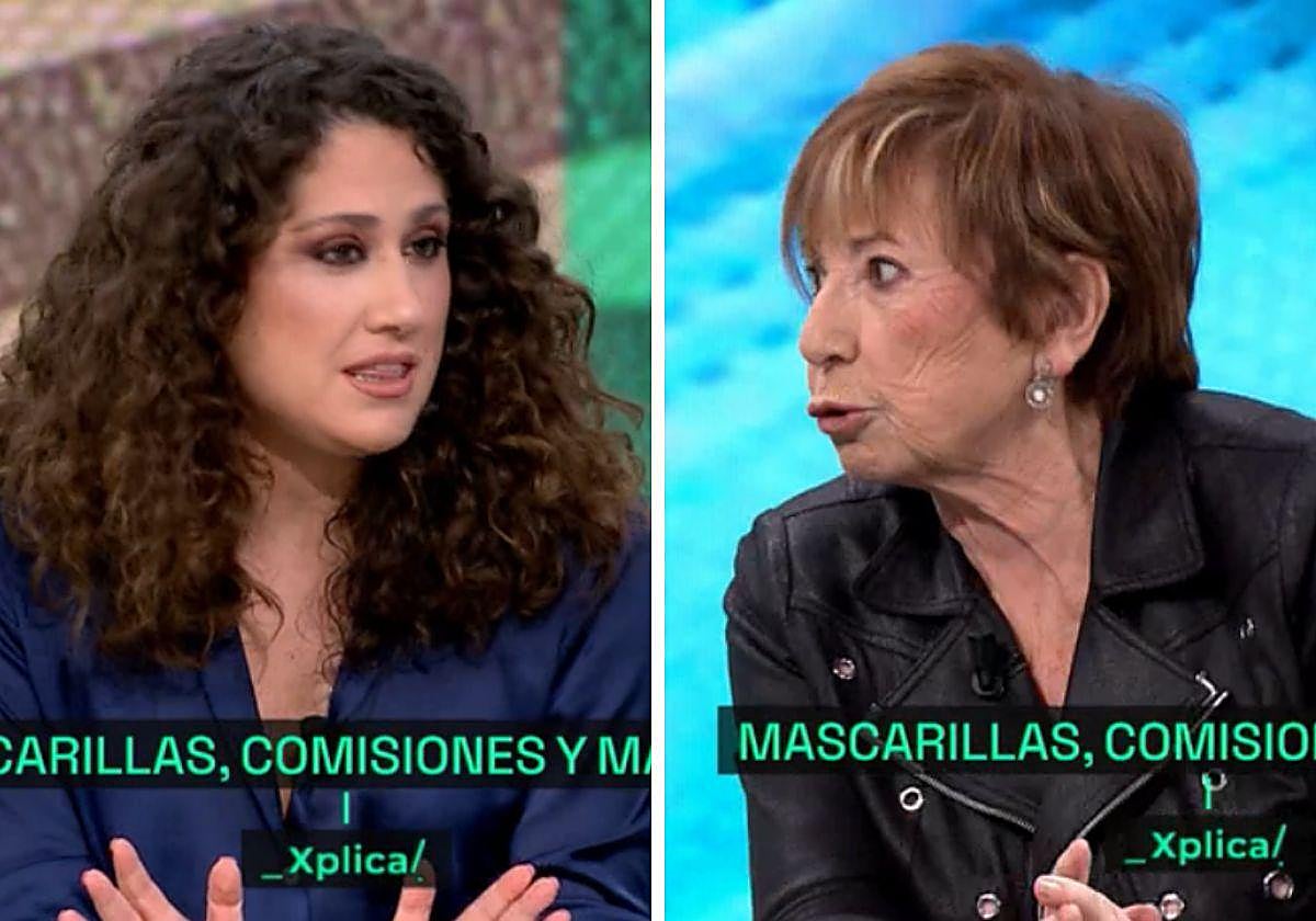 La concejal del PSOE Enma López y la exdiputada del PP Celia Villalobos en 'laSexta Xplica'
