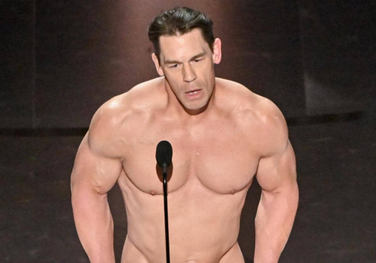 El desnudo integral e impactante de John Cena durante los Premios Oscar 2024